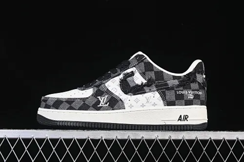 All categories Nk Air Force 1 Air Force series Nk Air Force 1 Low Air Force low-top Nike Air Force 1'07 Low LV joint white and black Air Force 1 low-top casual sneakers YF9511-817